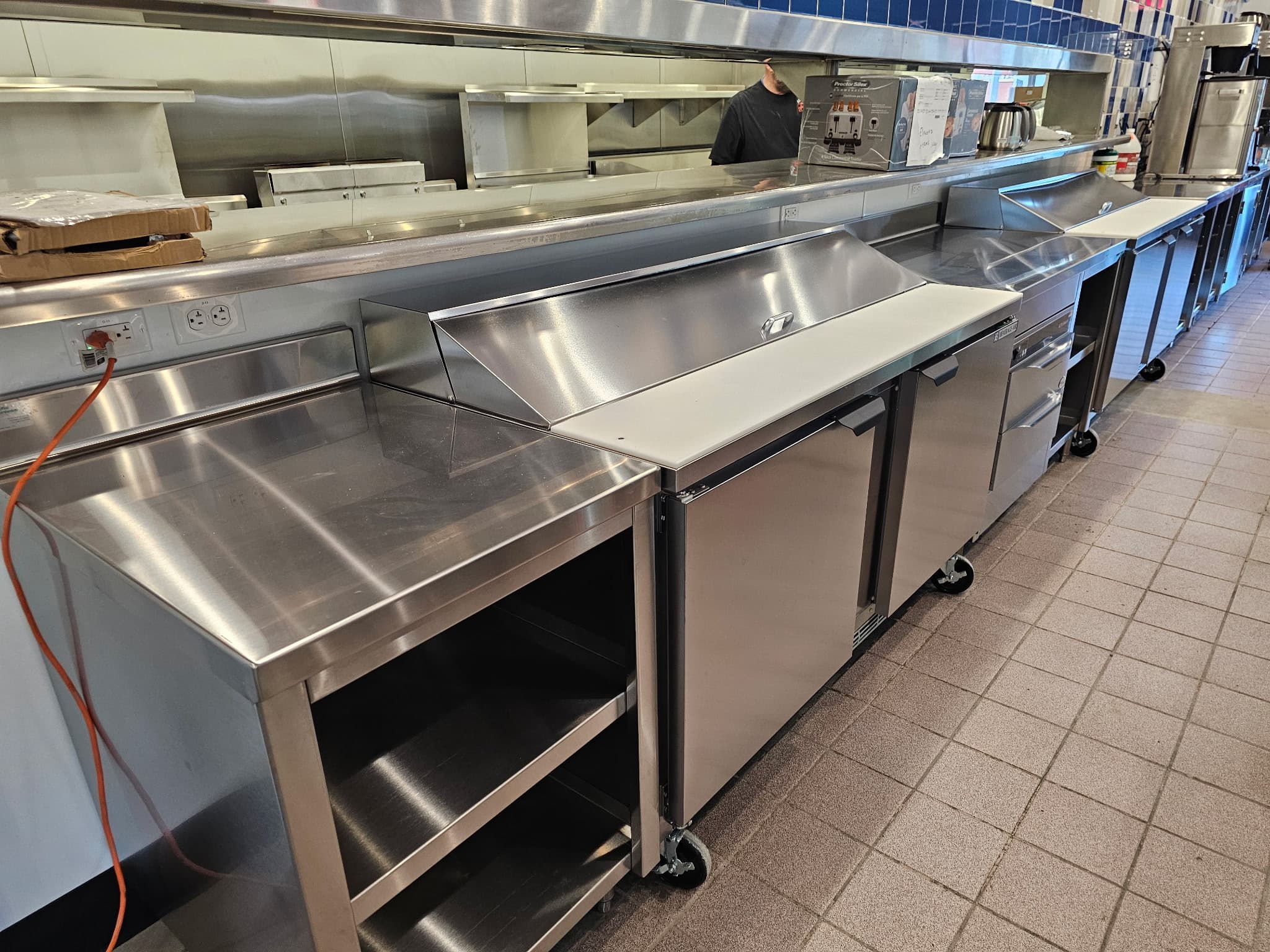 Commercial stainless kitchen installation 11