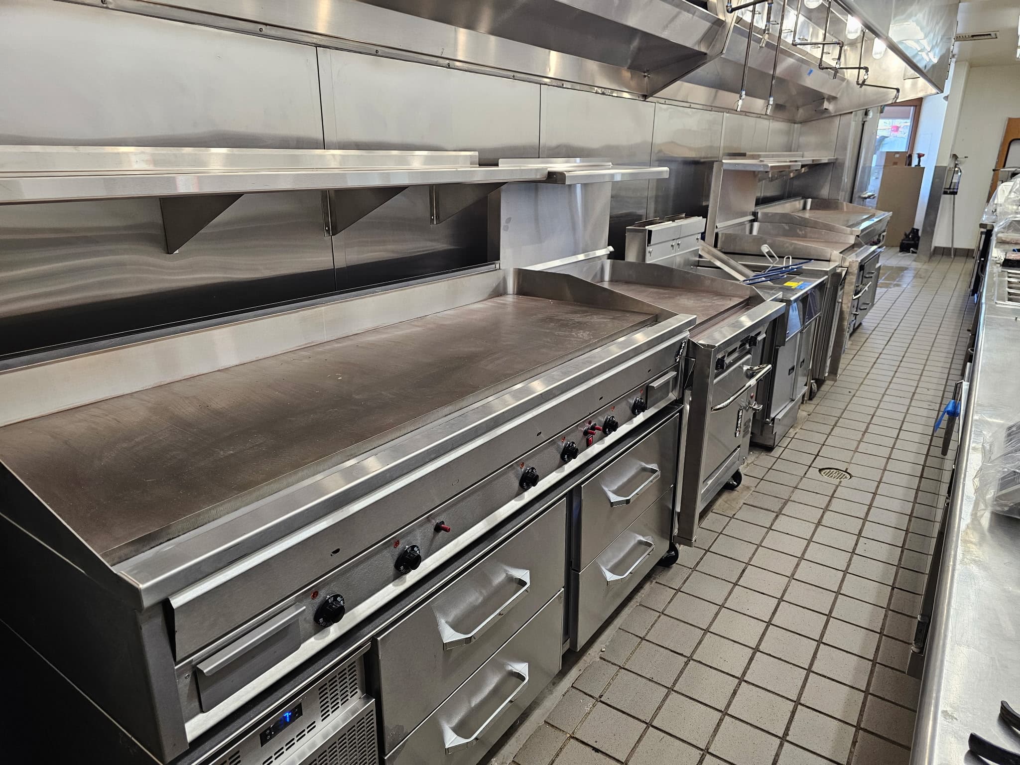 Commercial stainless kitchen installation 12