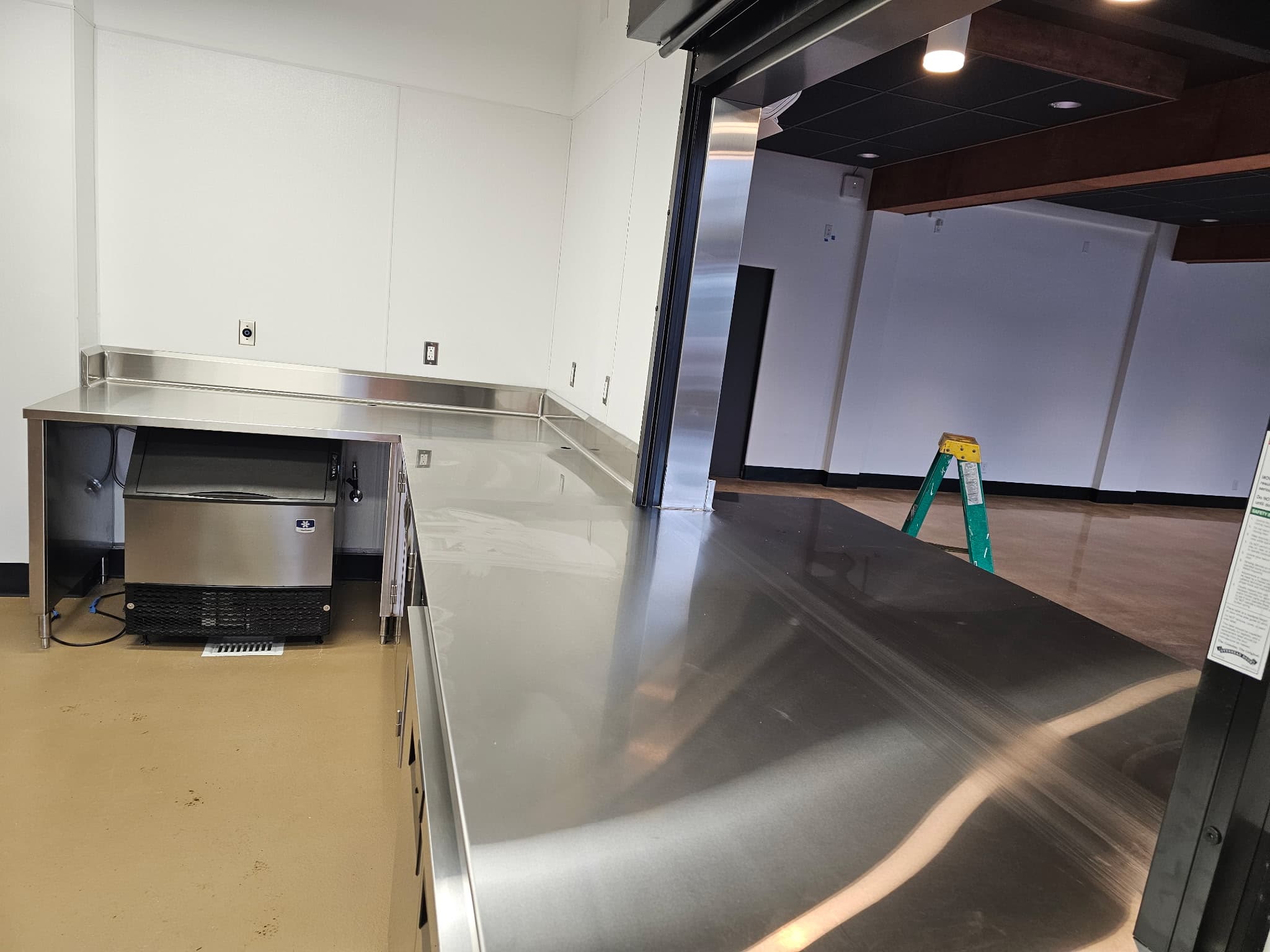 Commercial stainless kitchen installation 14