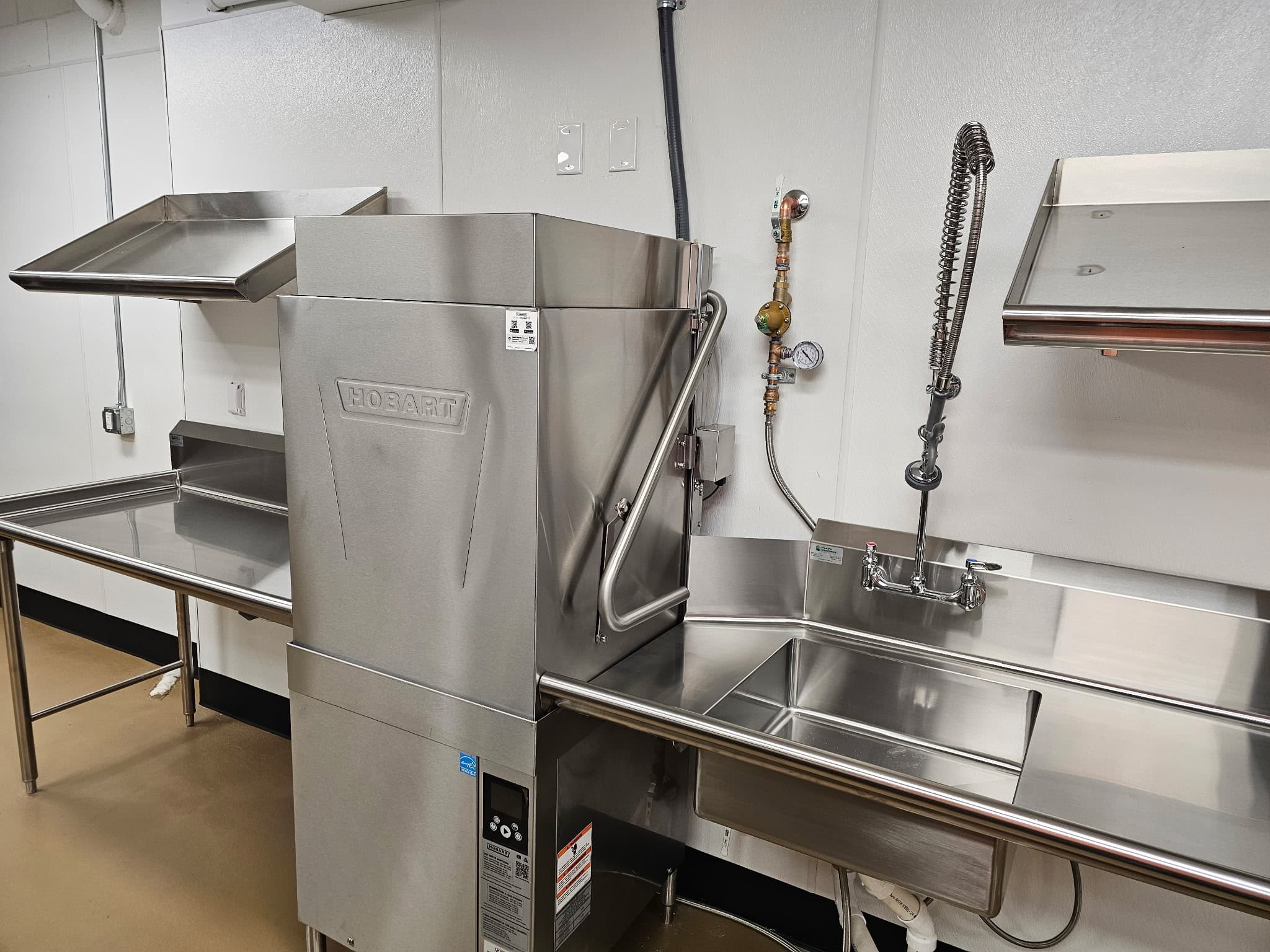 Commercial stainless kitchen installation 15